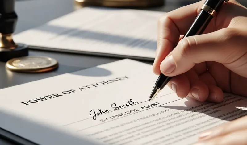 How to Sign as a Power of Attorney Agent