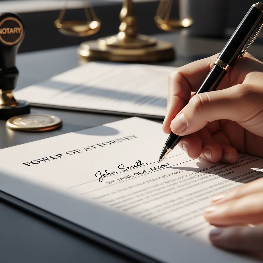 How to Sign as a Power of Attorney Agent